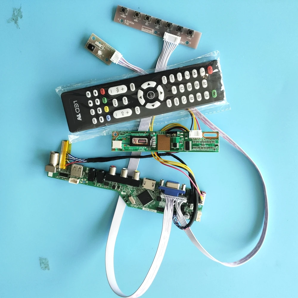 Комплект для LTN141WD L05/L07/L01 VGA Экран Панель монитор плата контроллера HDMI 1440x900 LVDS