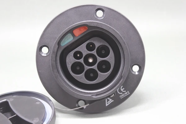 Тип 2 EV Автомобильная боковая розетка входной разъем для электрического