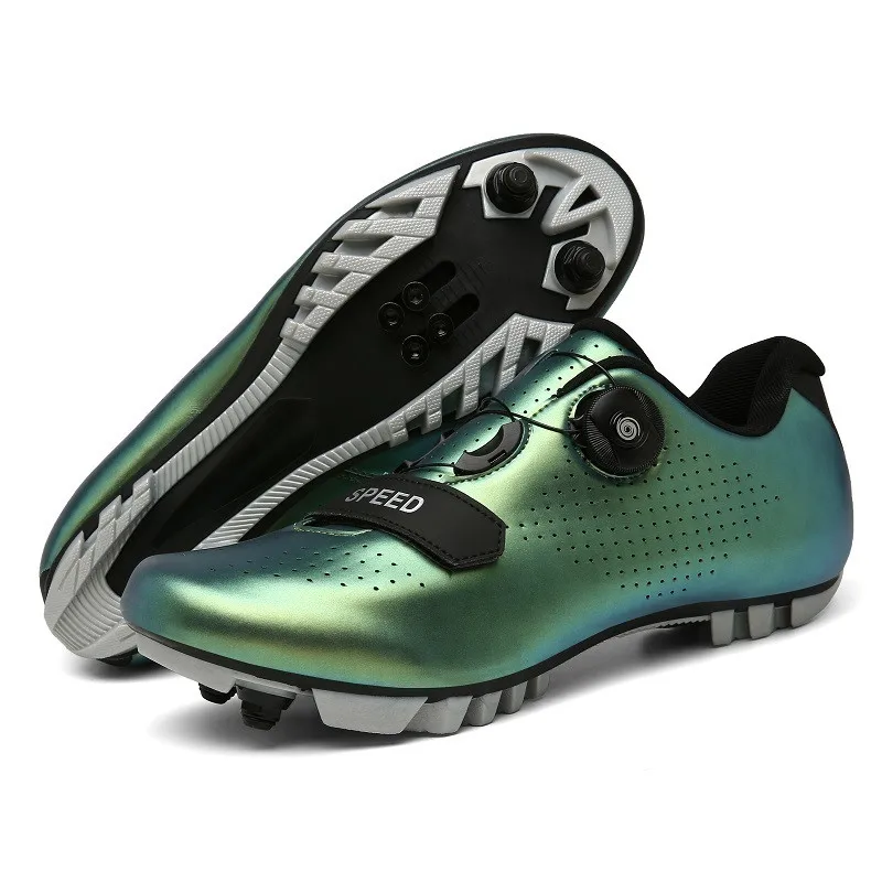 Мужская велосипедная обувь сверхлегкие кроссовки Spd Cleats для дорожного