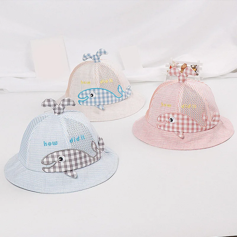 

Whale Design Children's Hat Hat Girls Sun Hat Baby Outdoors Hat