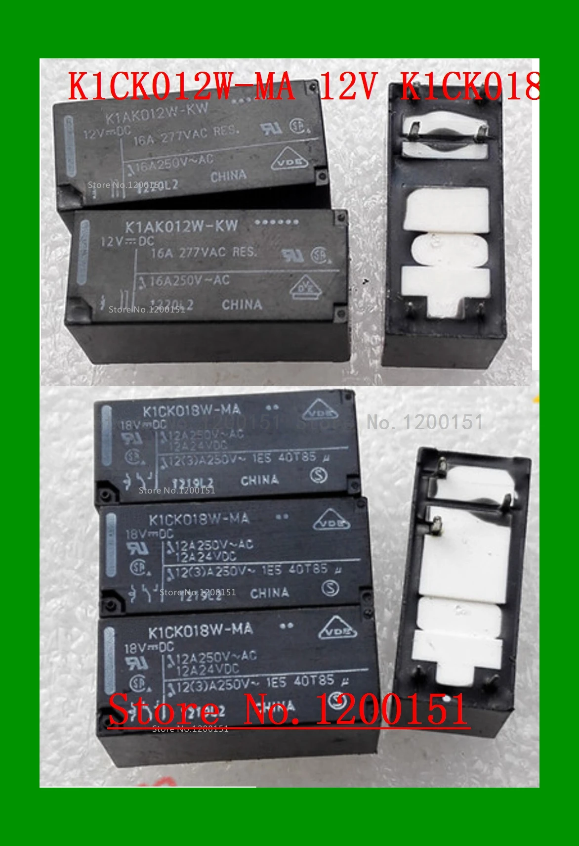 

K1CK012W-MA 12V K1CK018W-MA 18V relay DIP-6 K1CK012W-12VDC