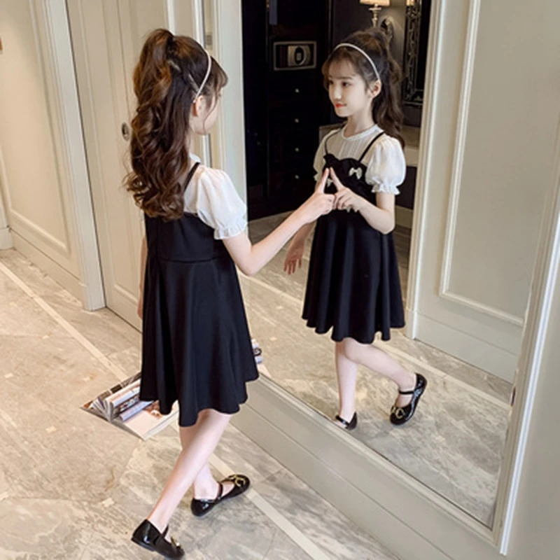 Новинка легкие летние платья для детей элегантное шифоновое праздвечерние чное