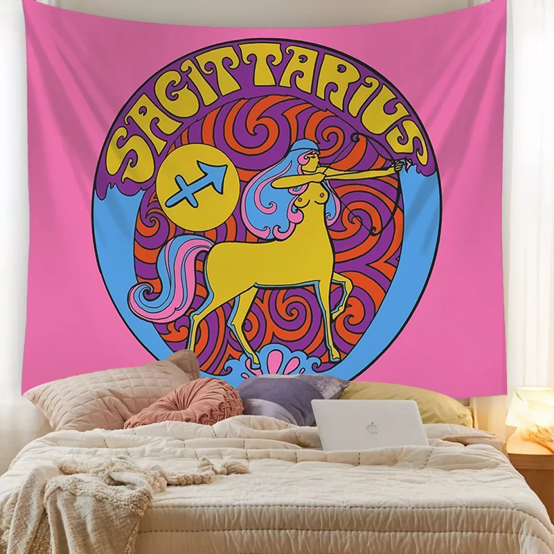 Гобелен Таро с изображением созвездий гобелен в стиле бохо настенный подвесной
