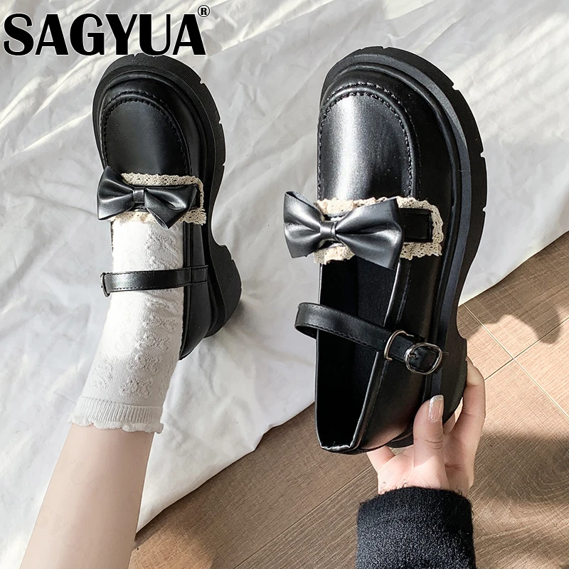 

Женские туфли на плоской подошве, с бантом