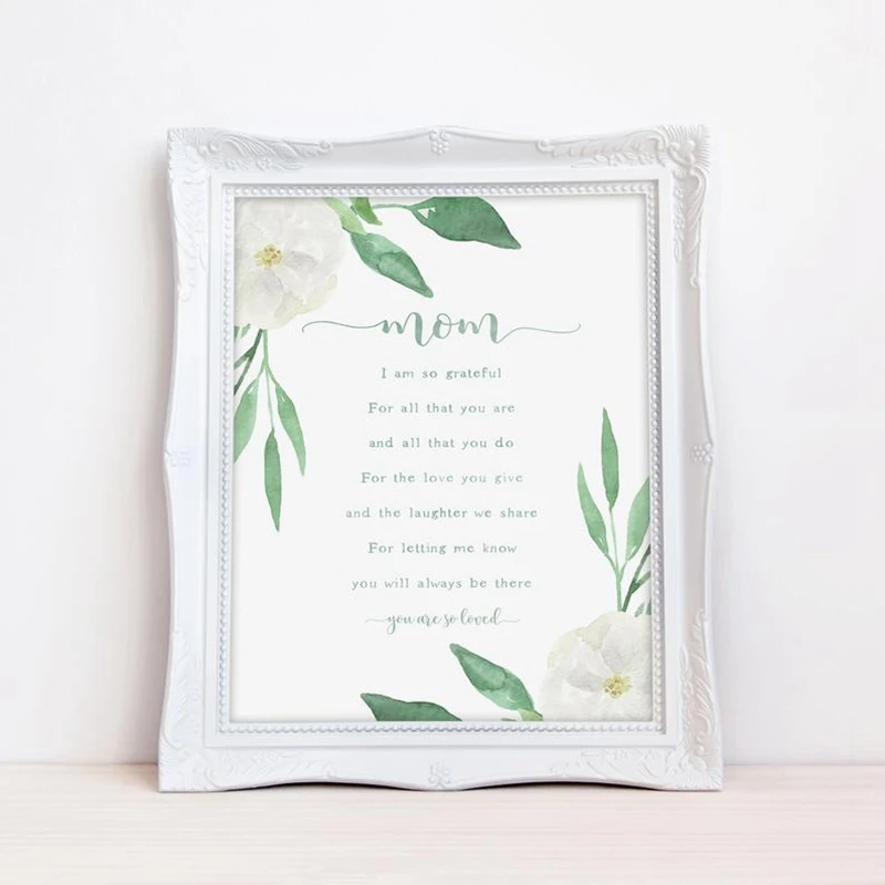 Мама с принтом цитатой вдумчивый подарок для мам поговорки акварельное