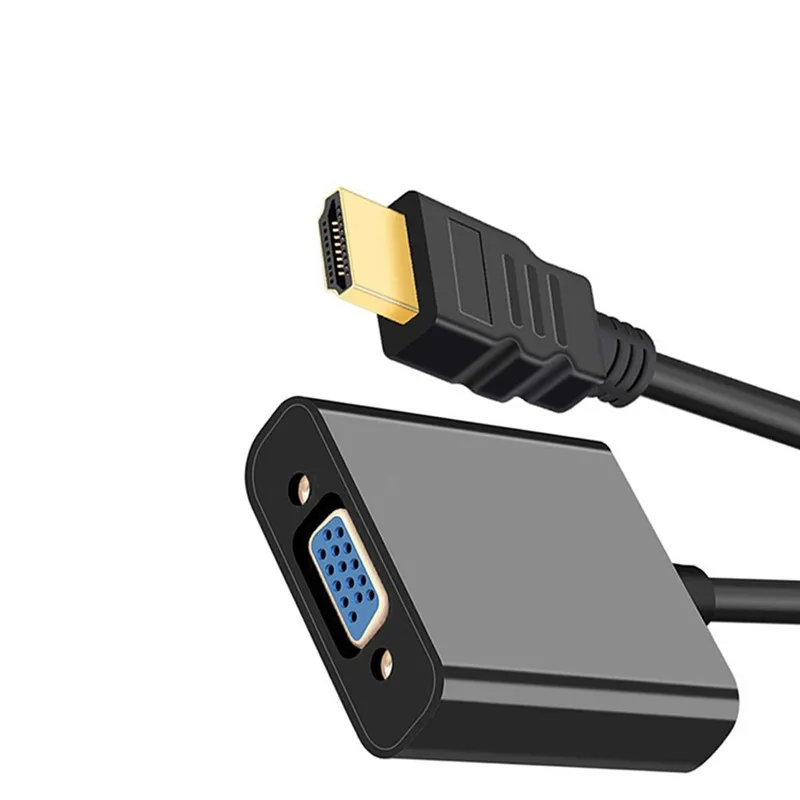

Display Port DP HDMI to VGA Cable Adapter Male to Female Converter for HDTV Monitor Projector PC Computer Laptop