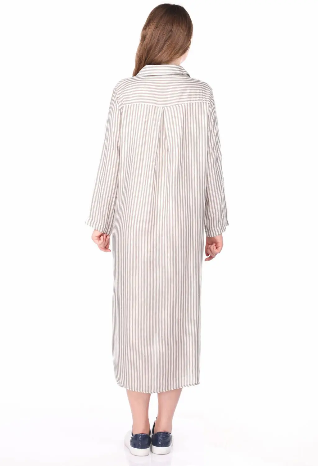 

Striped Women Shirt Dress