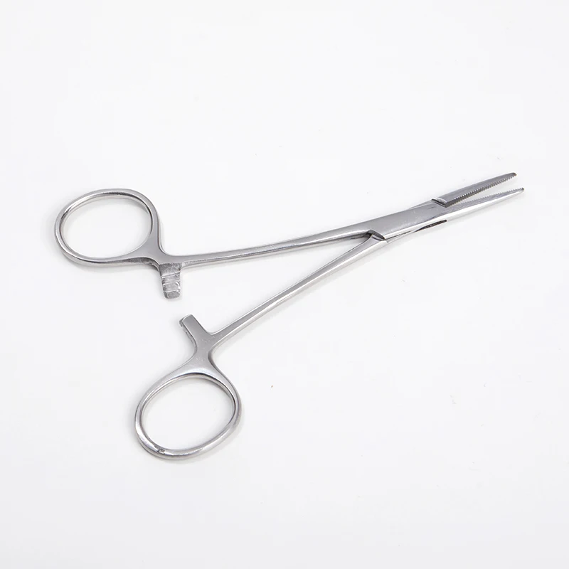 

Stainless Steel Locking Elbow Scissors Pliers Hemostat Fishing Decoupling Forceps Fish Fishing Tools