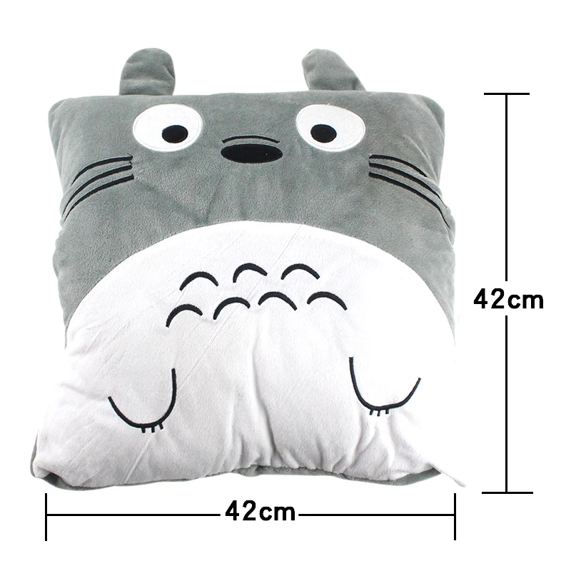 

40*42cm My Neighbor Totoro Plush Toys Soft Stuffed Kawaii Pillow Hand Warmer Toy Bedroom Cushion Gift for Children