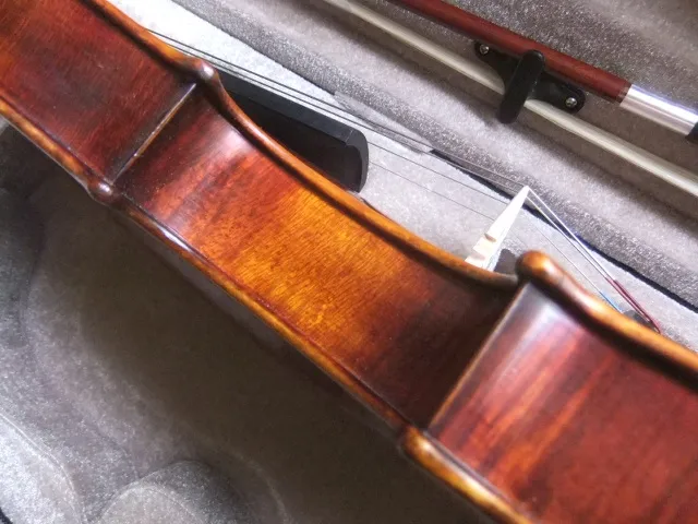 Бесплатная доставка чехол для скрипки ручной работы с масляным лаком 100% + пенопласт из углеродного волокна