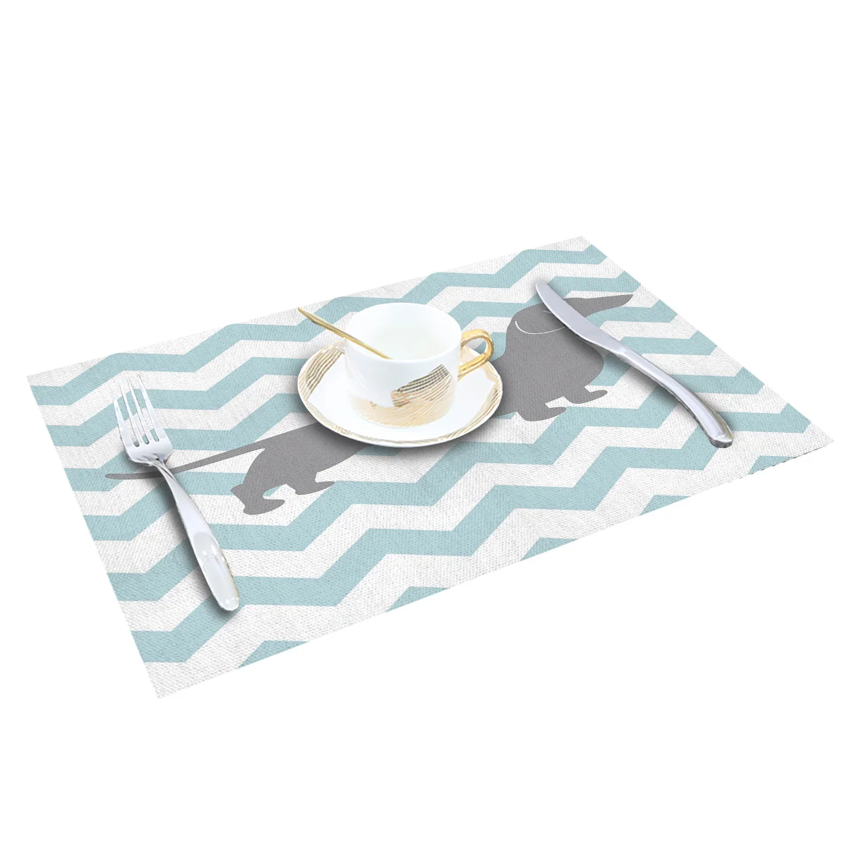 Коврик для стола с рисунком таксы и собаки кухонный декоративный коврик салфетка