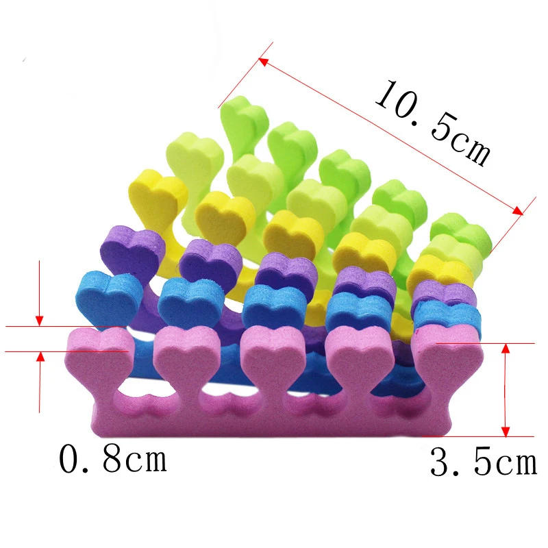 2 шт./лот мягкая губка для ногтей разделитель пальцев EVA инструменты украшения