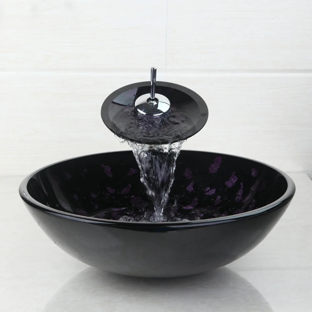 Роскошный умывальник 4232-1 новый для ванной комнаты ручная краска закаленное