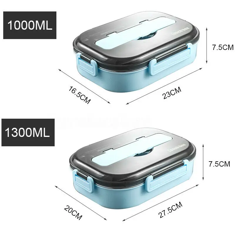 304 детский термальный Ланч-бокс из нержавеющей стали для школы женщин бенто офиса