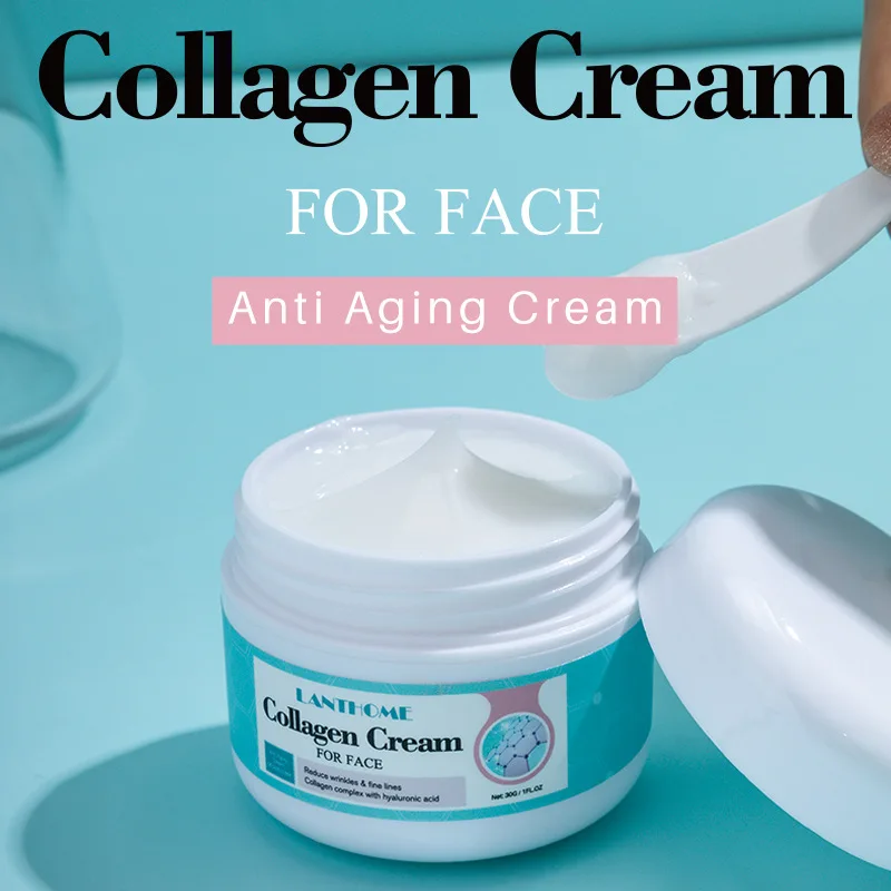 

Face Cream Collagen Aloe Moisturizer Anti Wrinkle Anti Aging Nourishing Serum Collagen Brightening Whitening Gel Skin Care 30g