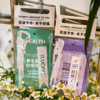 coo note flower language to you bookmark memo pad note decoration material paper school office supplies