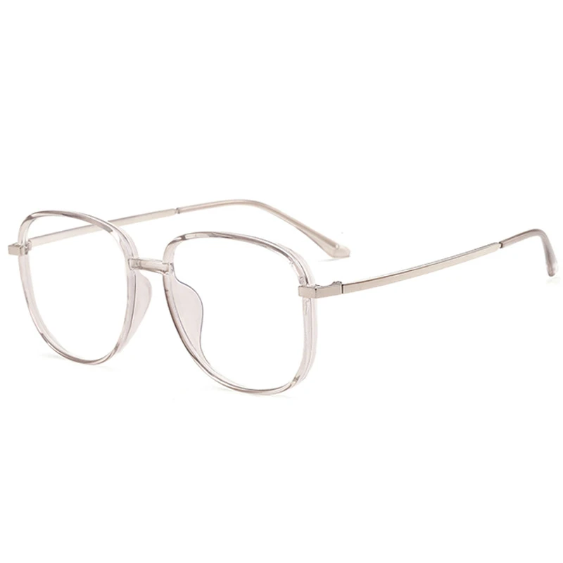 New Blue Light Blocking Glasses Anti Blue Ray Glasses Computer Glasses Blue Light Proof Spectacle Frame Tr90 Frame Metal Legs