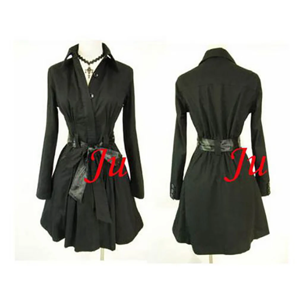 

fondcosplay hiphop Gothic Tripp Vampire Knight Maria Kurenai Outfit black cotton Dress Cosplay Costume Tailor-made[CK498]