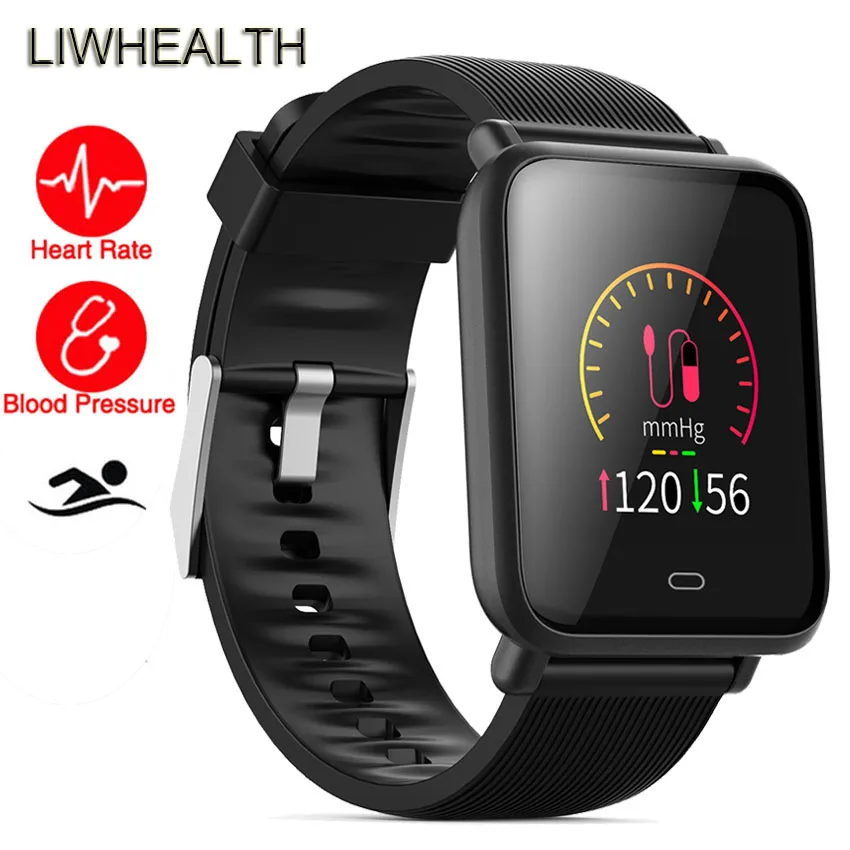 

Color Slim Smart Band Watch Swim Proof HR/BP Fitness Tracker Wristband For IOS/Xiaomi/Honor VS Mi Band 4/5 Smartband Not Xiomi