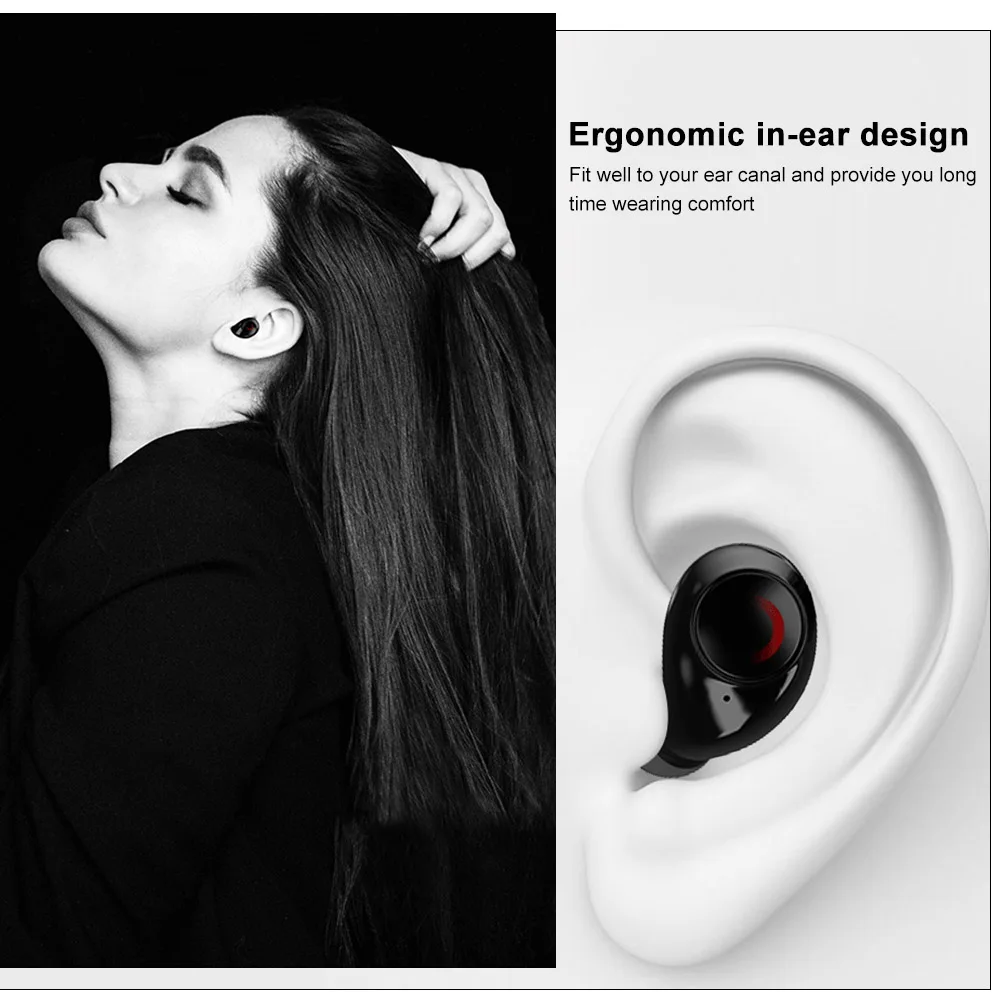 Q9B Bluetooth5.0 наушники-вкладыши TWS наушники Bluetooth 5 0 Беспроводной спортивные True 3D