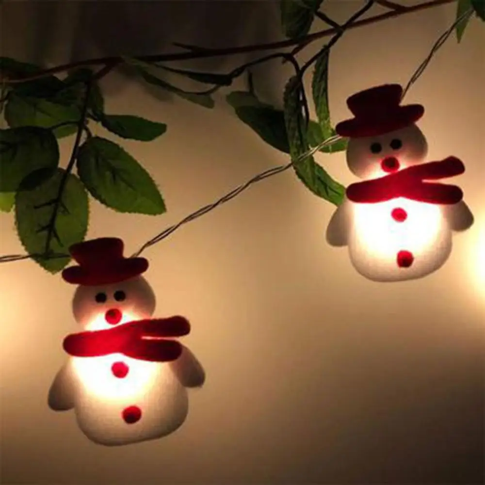 

Snowman Christmas Tree Christmas 20 LED String Light Christmas Tree Lamp Holiday Party Decoration New Year 2021 Decor Ornament