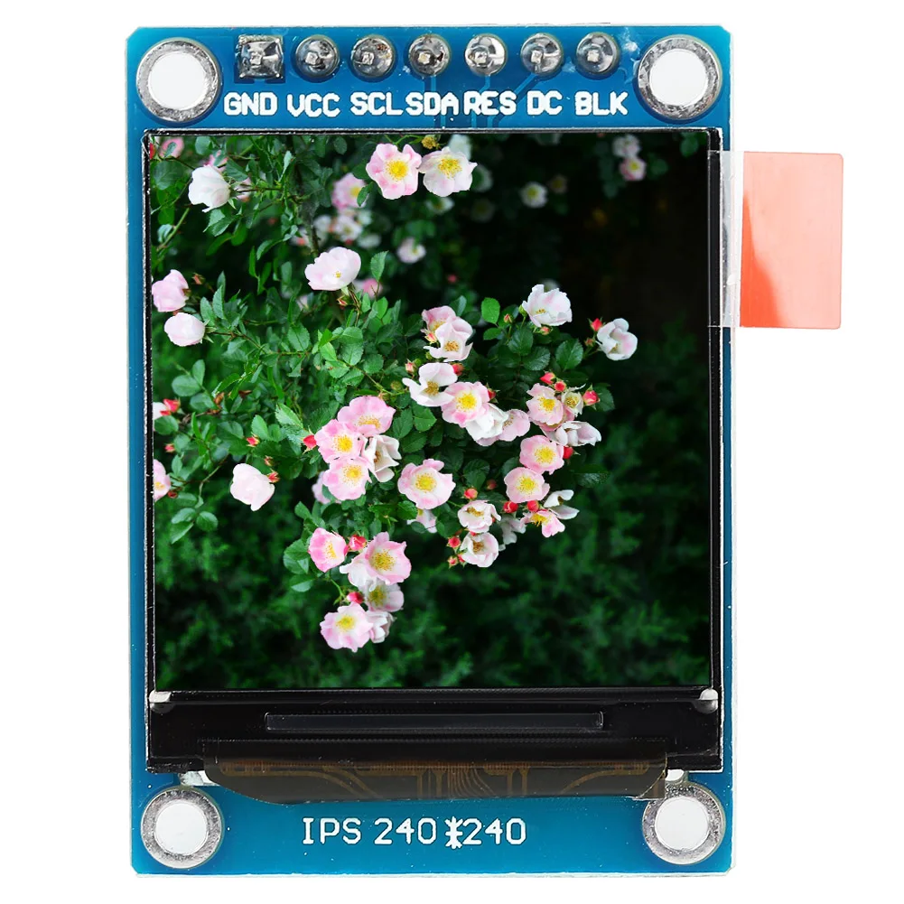 1. 3 дюймовый цветной ЖК дисплей IPS модуль 240x240 В SPI ST7735 для дисплея Arduino OLED Ips экран