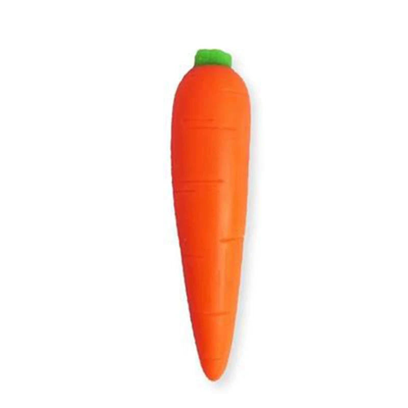 

6in Fidget Carrot Decompression Toy Interactive Simulation Vegetable Photography Props Novelty Gift for Offices Autism