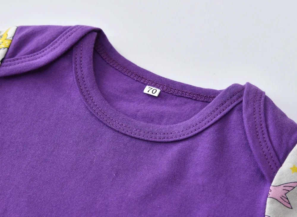 Комплект одежды для маленьких девочек осенняя одежда новорожденных мультяшная