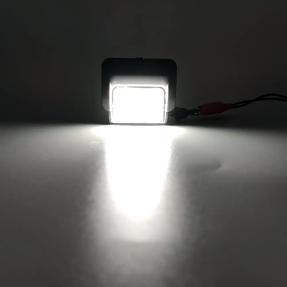 

2Pcs For VW Polo 6N 1994-1999 Car Rear High Brightness White LED License Plate Light Number Plate Lamp