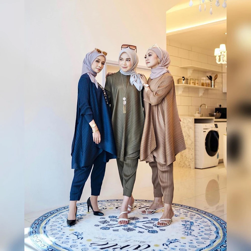 Рамадан ИД Мубарак абайя Дубай турецкий ислам Пакистан саудовские мусульманские Комплекты платье абайя s для женщин Комплект женский халат