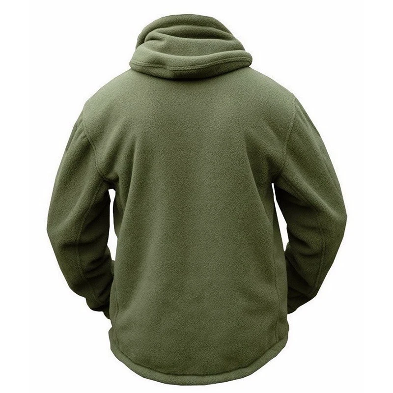 Тактическая куртка Softshell мужское теплое флисовое военное зимнее уличное