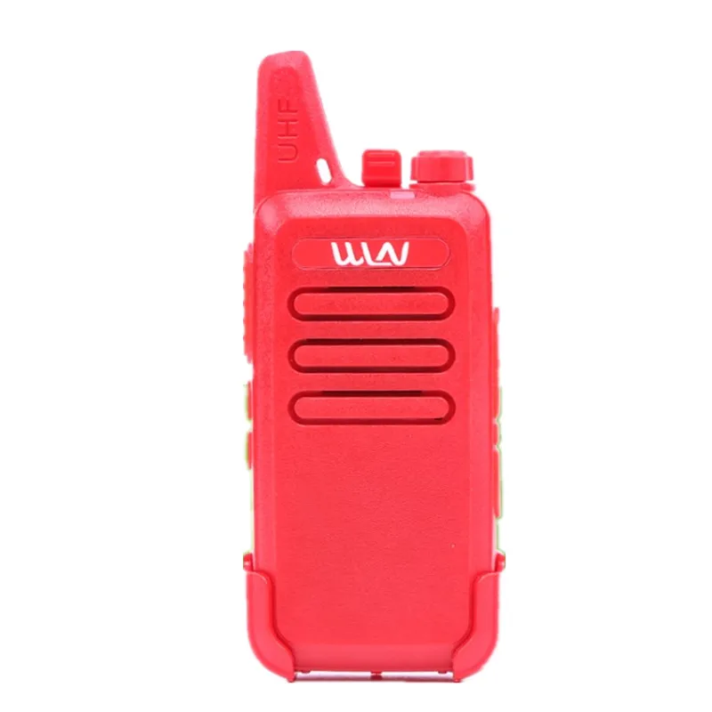 Красный 4 шт. WLN KD-C1/KD-C2Walkie рация UHF 400-470 МГц 5 Вт Мощность 16 каналов Kaili мини портативный приемопередатчик C1 двухстороннее радио C2 - Цвет: Красный