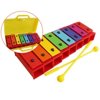 xylophone montessori educational toy wooden 8 notes glockenspiel xylophone rhythm musical percussion instrument kid funny toys