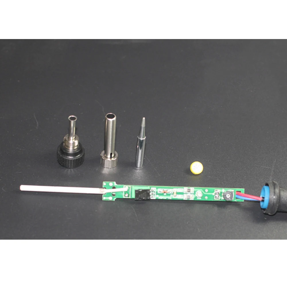 60 Вт Регулируемый температурный Электрический паяльник сварочная станция Набор