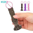 Анальная пробка женские фаллоимитаторы 13 см, Анальная пробка, интимные игрушки для взрослых, для мужчин, реалистичный пенис для массажа простаты, магазин эротических товаров