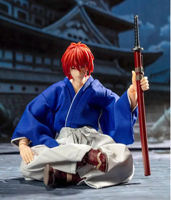 DASIN аниме Rurouni Kenshin HIMURA KENSHIN ПВХ фигурка GT Модель игрушки