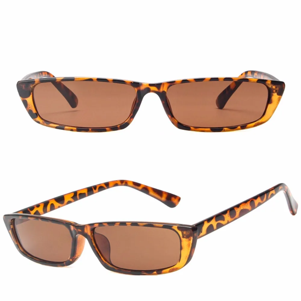 Винтажные прямоугольные солнцезащитные очки женские брендовые дизайнерские