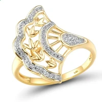 women sparkling diamond promise engagement rings anniversary fine jewelry