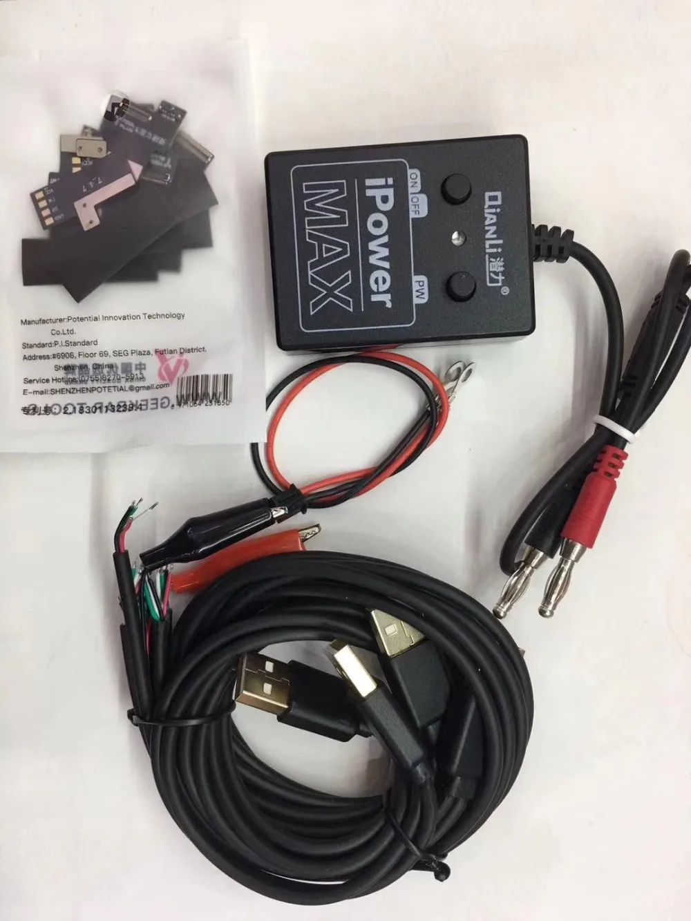 Тестовый Кабель питания i power с переключателем вкл/выкл i power Pro для iPhone 6G/6 P/6 S/6SP/7G/7 P/8G/8 P/X DC испытательный кабель управления питанием