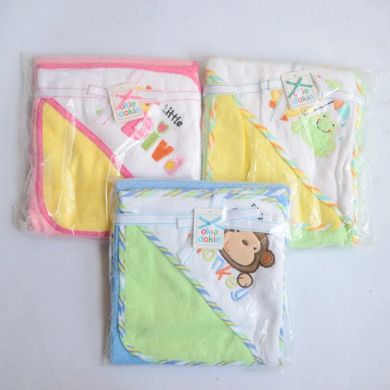 

Hooded Animal Baby Bathrobe Cartoon Baby Towel toalla bebe infant bath towels +baby washcloths set Kids stuff