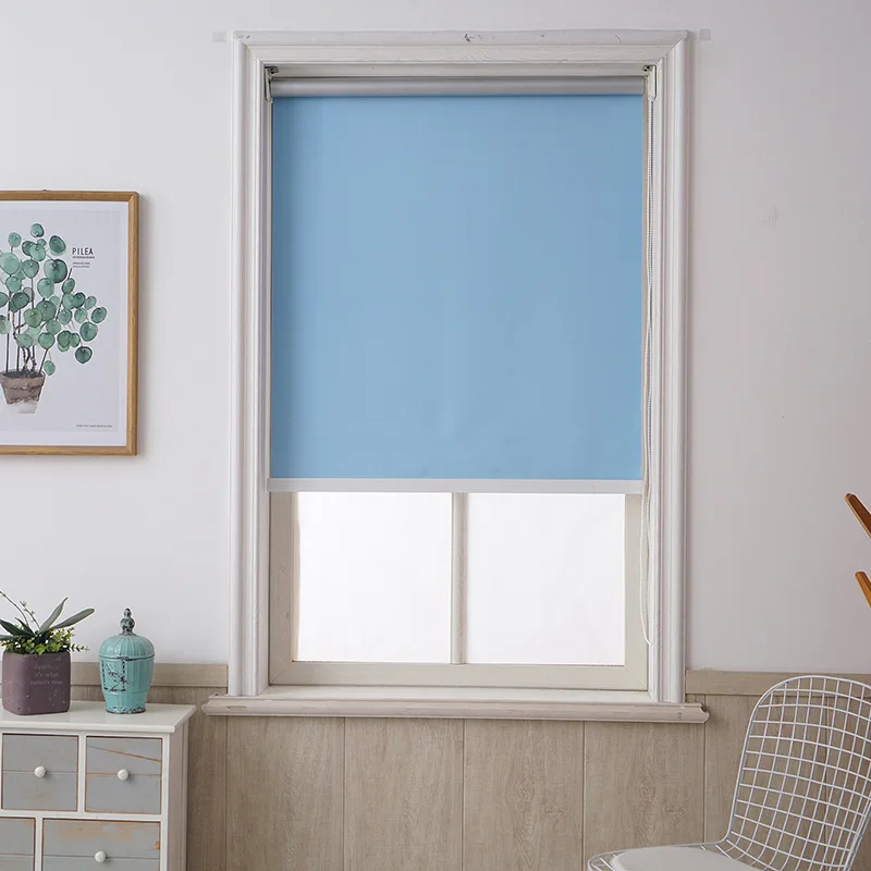 Шторы Зебра на заказ 90% затемняющие двухслойные роликовые шторы белые оконные