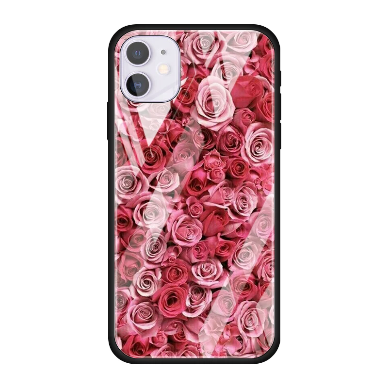 Чехол из закаленного стекла для Apple iPhone 12 Pro Max Mini 11 XS X XR 6S 6 7 8 Plus | Мобильные