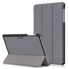 Чехол для планшета Microsoft Surface Go 3 2 1 2021 10,5 дюйма, трехскладной кожаный чехол из искусственной кожи