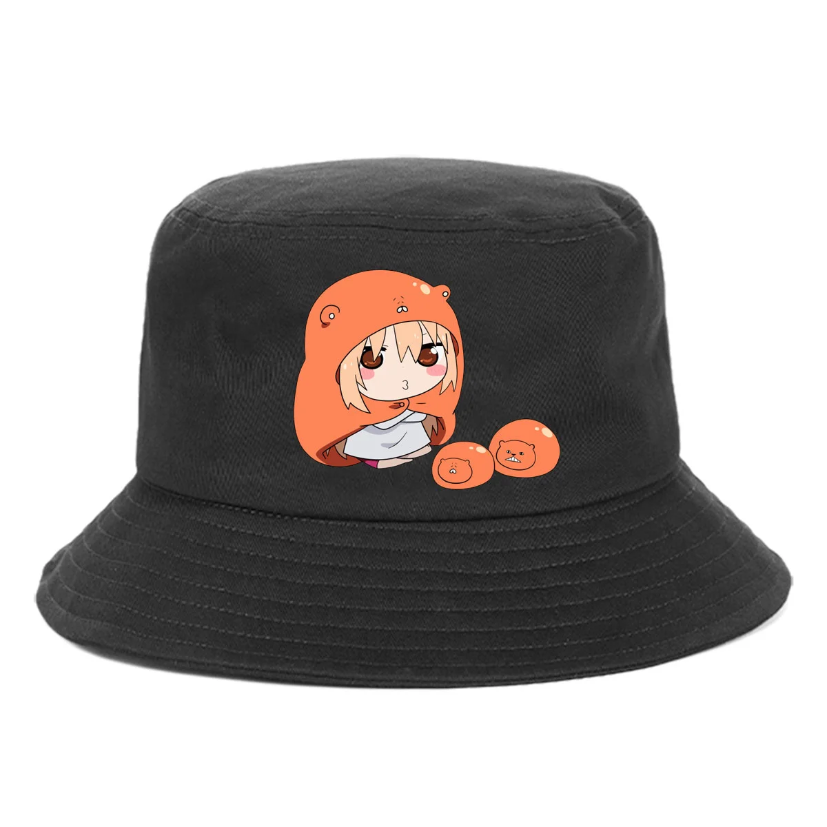 

Anime Himouto! Umaru-chan Bucket Hat teenager Outdoor Fisherman Hats Summer Hip Hop Caps unisex Streetwear Chapeau Cats