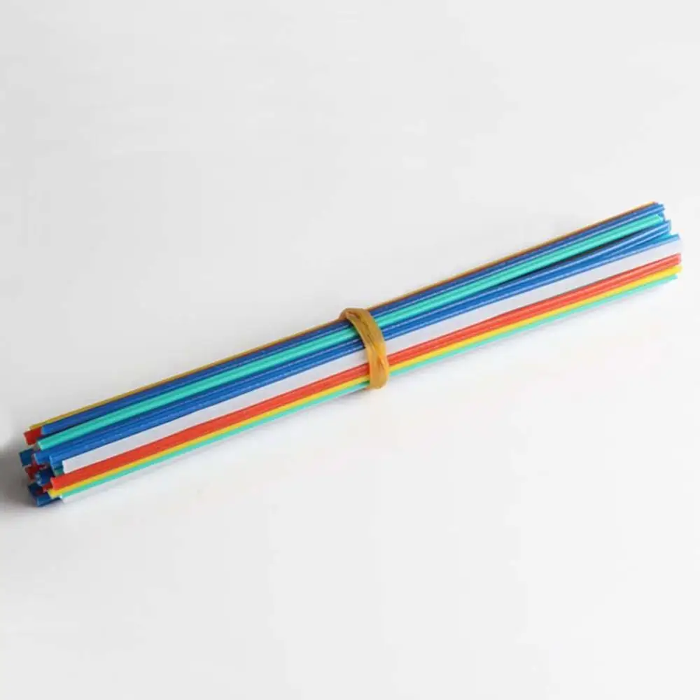 

50 Pieces Plastic Welding Rods 25cm For Automobile Bumpers Plastic Welding Rods Fairing Welding Sticks For Plastic Welder