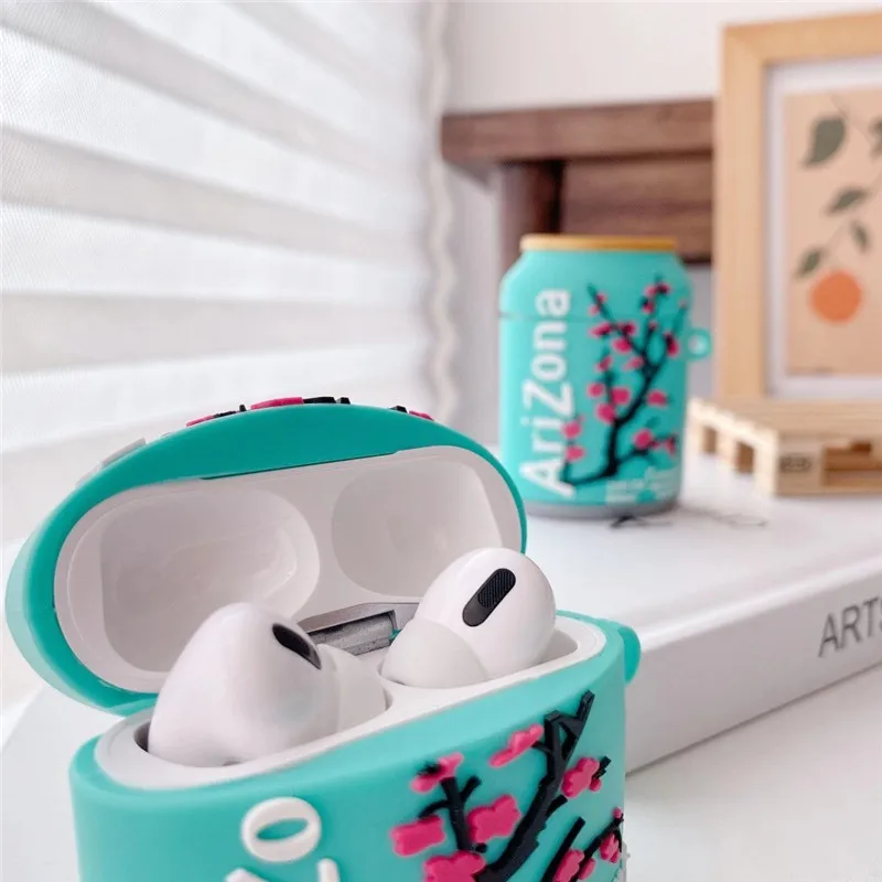 Чехол для наушников AirPods pro чехол Bluetooth Apple Airpods 2 3D аксессуары напитков в стиле
