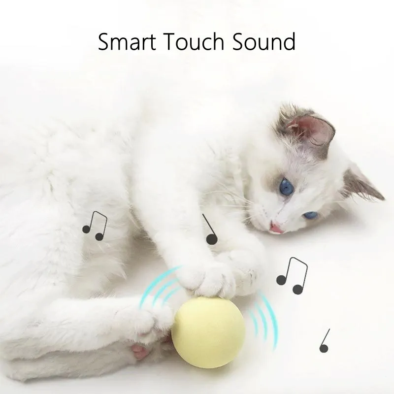 Умная игрушка для кошек интерактивный мяч кошачья мята тренировочная питомца