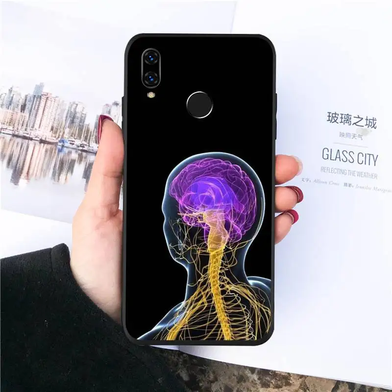 

Medical Brain Neurons Phone Cases For Huawei honor Mate P 10 20 30 40 Pro 10i 9 10 20 8 x Lite Luxury brand shell funda coque