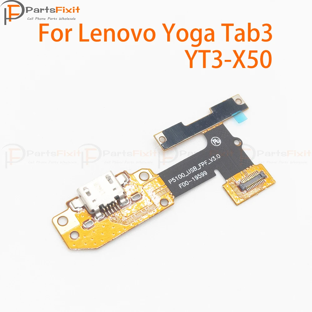 USB зарядный штекер док-станции разъем кабеля платы для Lenovo YOGA Tab 3 YT3-X50 P5100 V3.0 порт