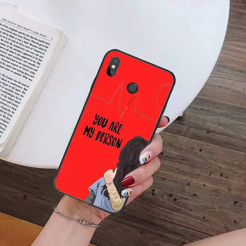 

Greys Anatomy You're My Person color Phone Cases For Xiaomi Redmi mi note 7 8t 9 9t 9s 8 10 10t 11 pro lite K20 max 3